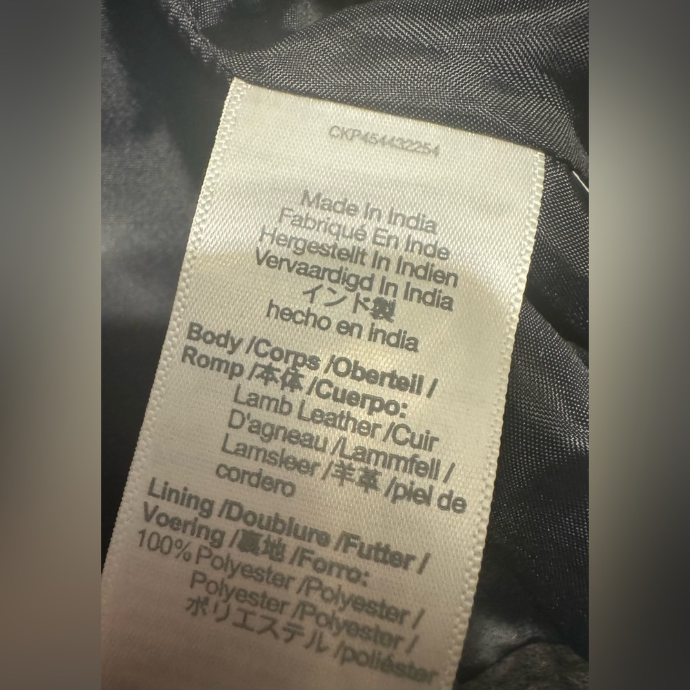 MADEWELL Washed Leather Motorcycle Jacket NWOT - Picture 11 of 15
